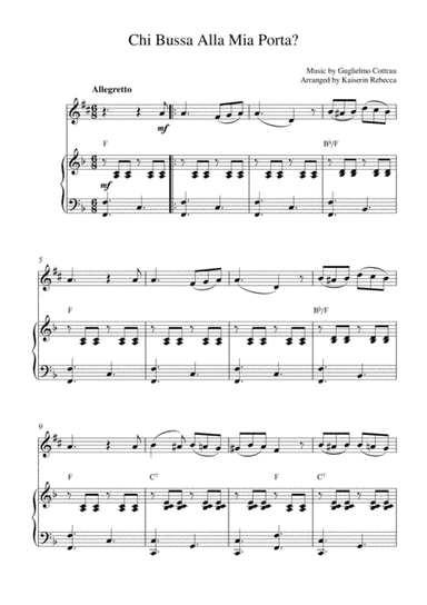 Chi Bussa Alla Mia Porta? (arr. Kaiserin Rebecca)