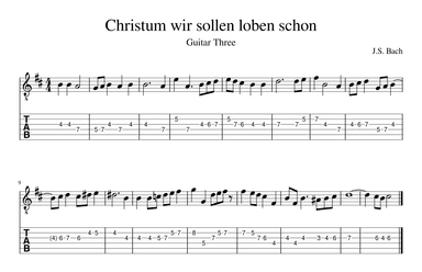 Christum wir sollen loben schon (arr. Terry Kuhns)