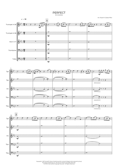 Perfect (arr. Paulo Galvão Filho)