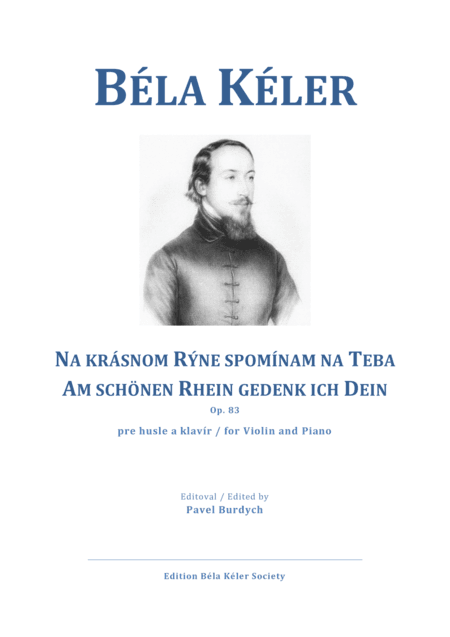 Am schönen Rhein gedenk ich dein, Waltz for Violin and Piano, Op. 83 (arr. Pavel Burdych)