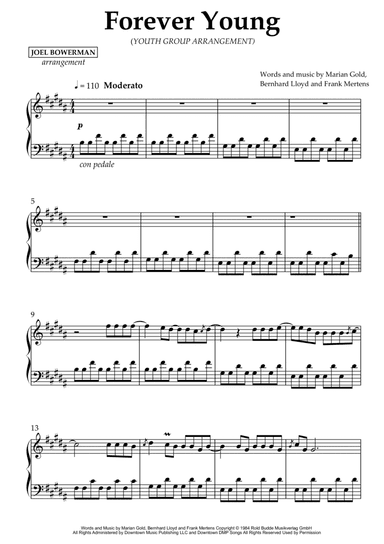 Forever Young (arr. Joel Bowerman)