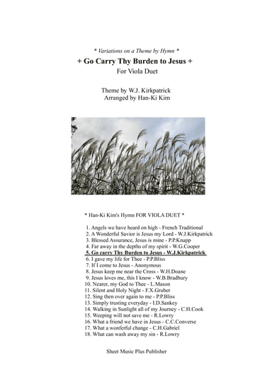 Go carry Thy Burden to Jesus (For Viola Duet) (arr. Han-Ki Kim)
