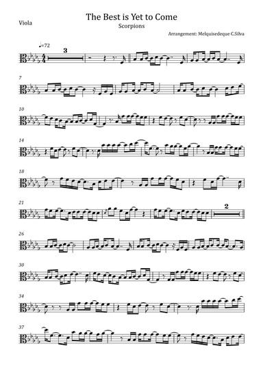 The Best Is Yet To Come (arr. Melquisedeque C.Silva)