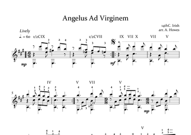 Angelus Ad Virginem (arr. Andrew Howes)