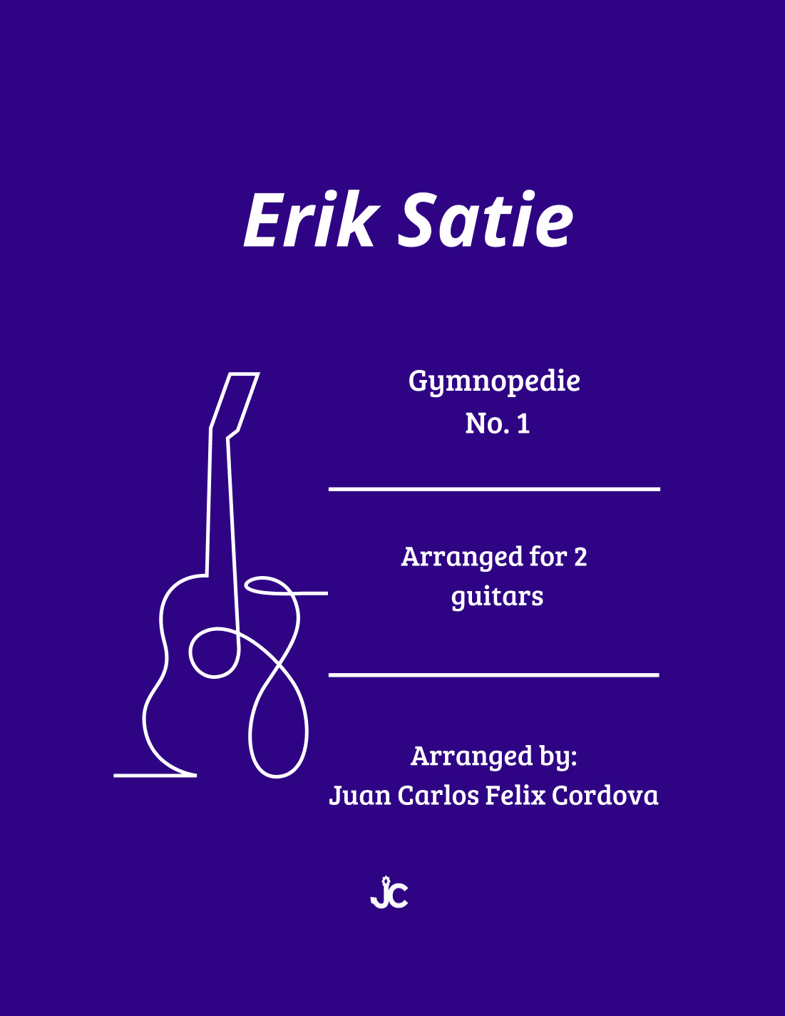 Gymnopédie No. 1 for 2 guitars (arr. Juan Carlos Felix Cordova)