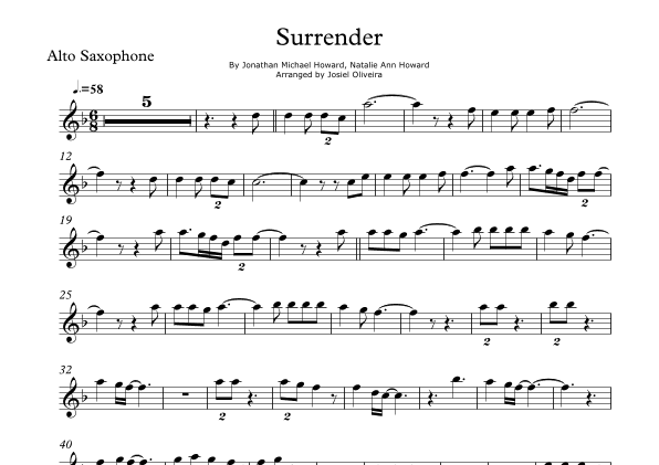 Surrender (arr. Josiel Oliveira)
