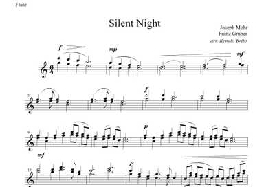 Silent Night - For Small Orquestra (arr. Renato Brito - Flute part) (arr. Renato Brito)
