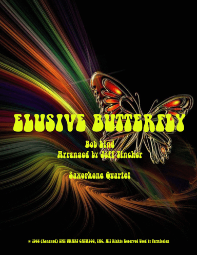 Elusive Butterfly (arr. Jeff Tincher)