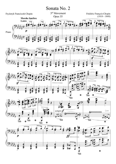 Sonata No. 2, 3rd Movement (arr. Zachary Corbett)
