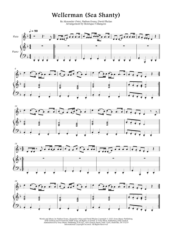 Wellerman (arr. Henrique F Mangoni)