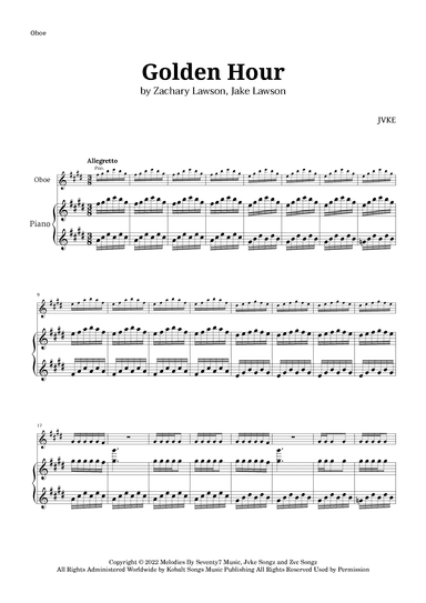 Golden Hour (arr. Langanho)