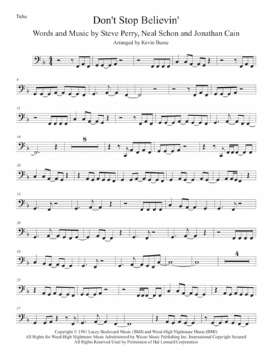 Don't Stop Believin' (arr. Kevin Busse)