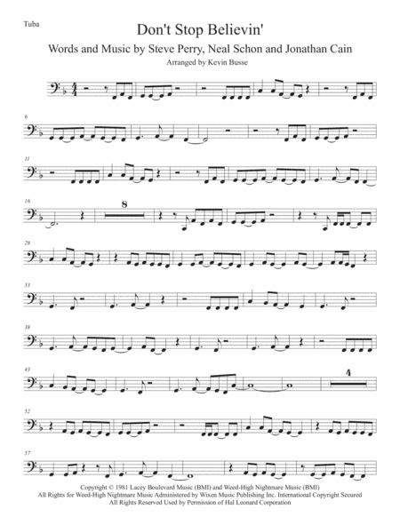 Don't Stop Believin' (arr. Kevin Busse)