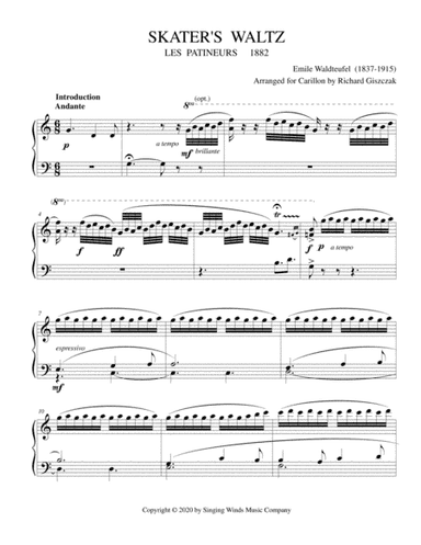 Skater's Waltz  [long] (arr. Richard Giszczak)