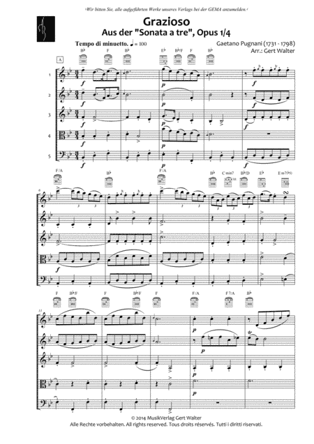 Grazioso (arr. Gert Walter)