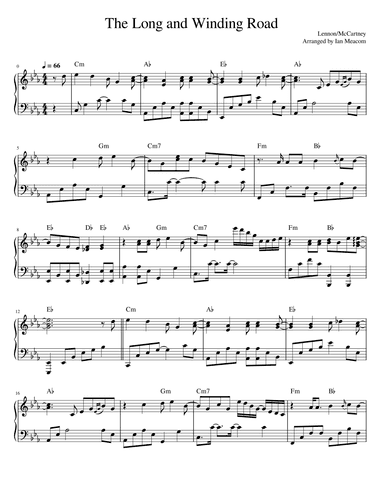The Long And Winding Road (arr. Ian Meacom)