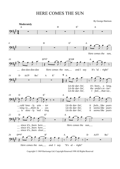 Here Comes The Sun (arr. Alex Nunes Rodrigues)