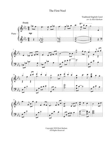 The First Noel (arr. Rick Barham)