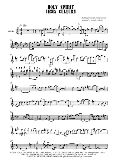 Holy Spirit (arr. BY EZEQUIEL EDIÇÕES)