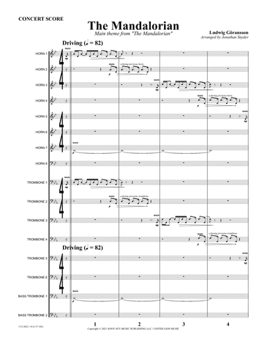 Theme From The Mandalorian (arr. Jonathan Snyder)