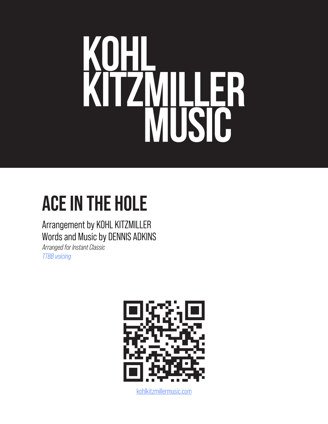 Ace In The Hole (arr. Kohl Kitzmiller)