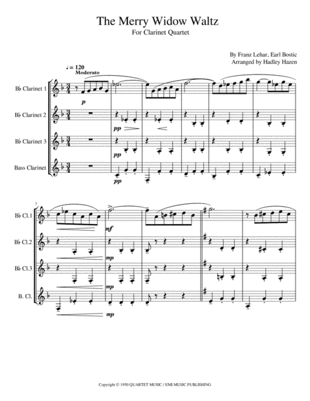 Merry Widow Waltz (arr. Hadley Hazen)