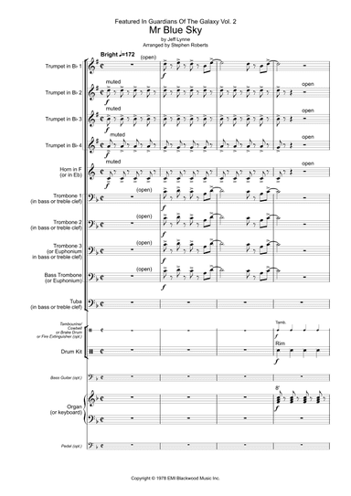Mr. Blue Sky (arr. Stephen Roberts)