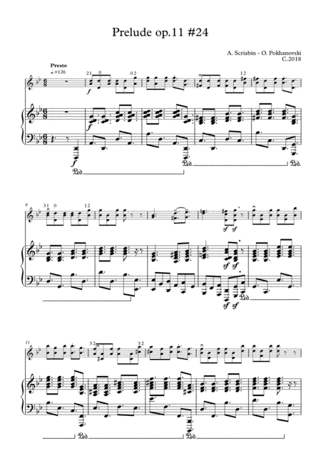 Scriabin Prelude op.11 #24