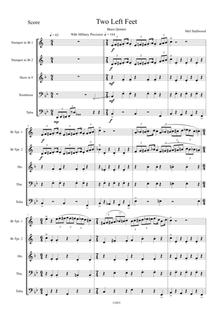 Two Left Feet (Brass Quintet)