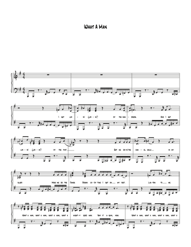 What A Man (arr. Biegler)