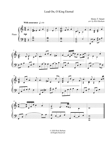 Lead On, O King Eternal (arr. Rick Barham)