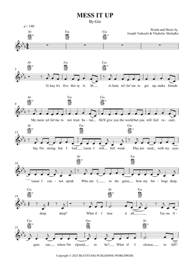 Mess It Up (arr. SCMusic)