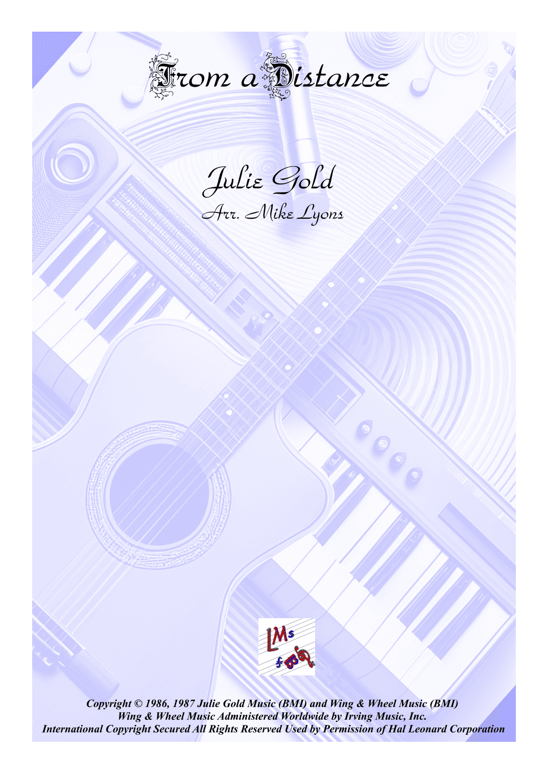 From A Distance (arr. Mike Lyons)