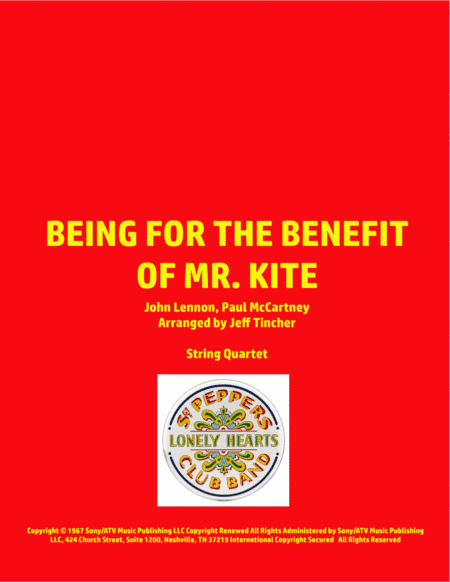 Being For The Benefit Of Mr. Kite (arr. Jeff Tincher)