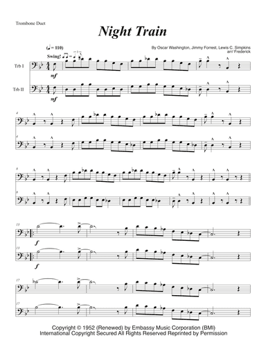 Night Train (arr. P. R. Frederick)