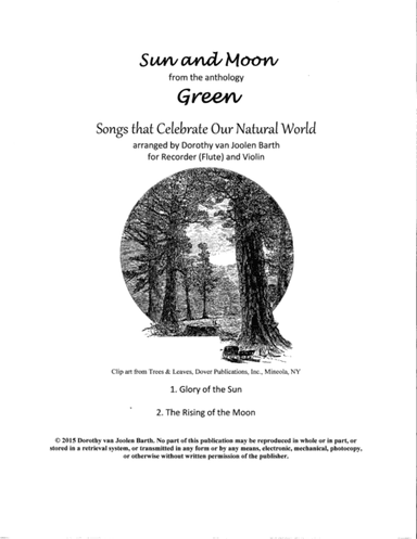 Sun and Moon (2 Duos) (arr. Dorothy van Joolen Barth)