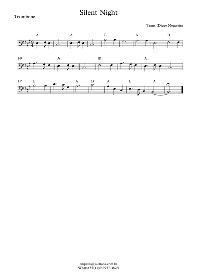 Silent Night (arr. DIEGO NOGUEIRA DE SIQUEIRA)