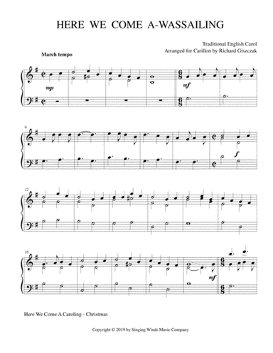 Here We Come A-Wassailing (arr. Richard Giszczak)