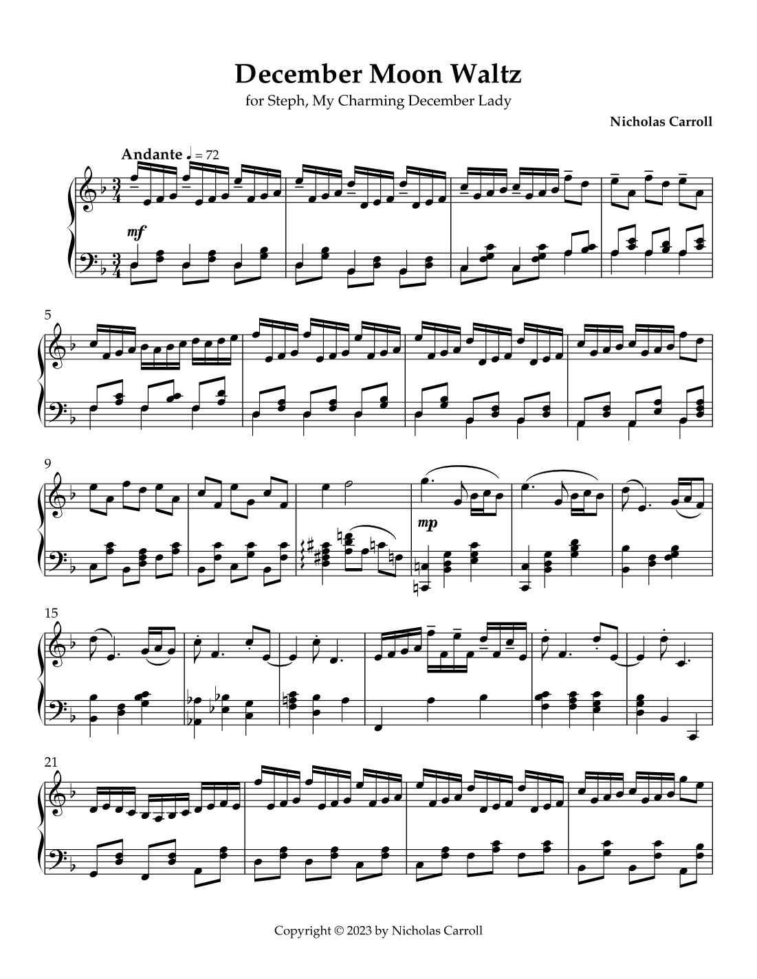 December Moon Waltz