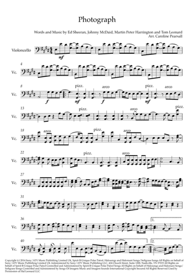 Photograph (arr. Caroline Pearsall)