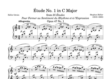 Etude Opus 47 No. 1 in C Major (arr. Zachary Corbett)