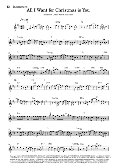All I Want For Christmas Is You (arr. Fabio Eduardo de Oliveira)