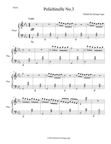 Polichinelle No.3 C minor