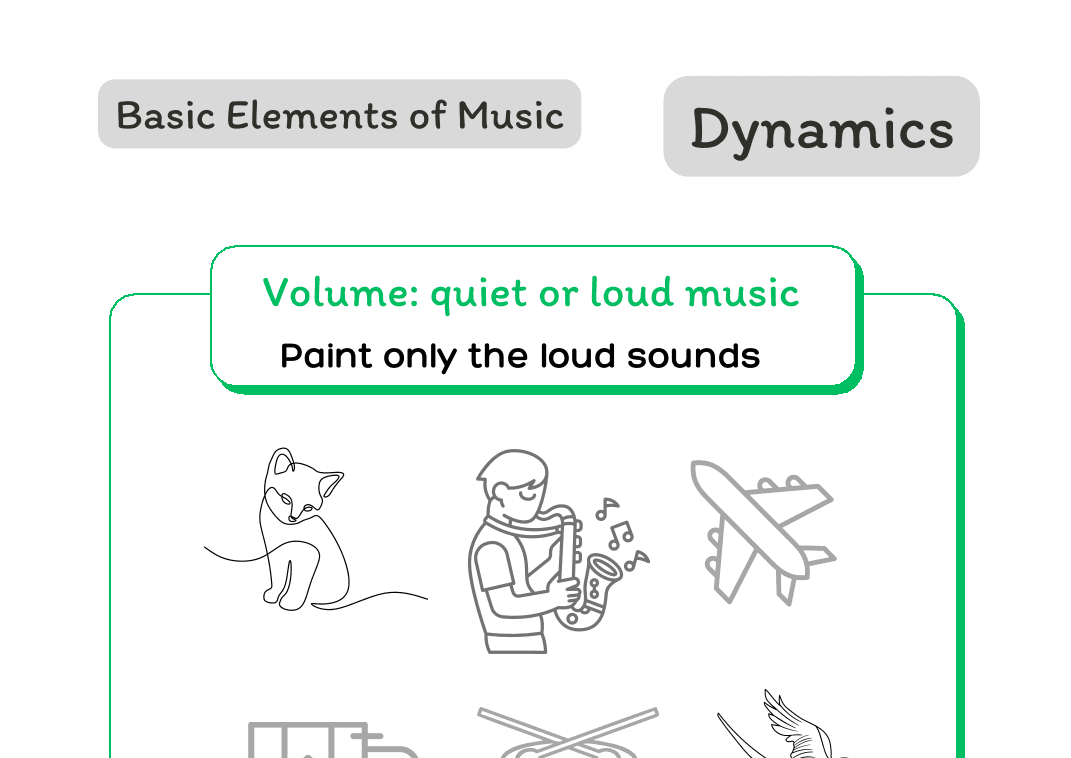 Basic Elementes of Music - Musical Theory for Kids - Dynamics