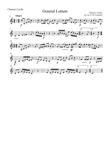 General Lottum (arr. Nick Lacanski)