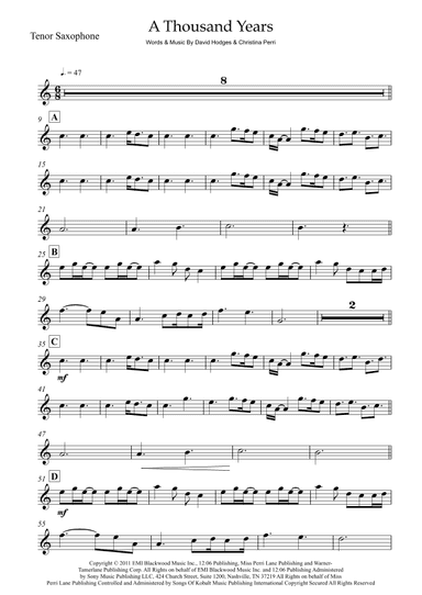 A Thousand Years (arr. Rodrigo Nascimento)