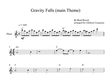 Gravity Falls (main Theme) (arr. Gildson Cerqueira)