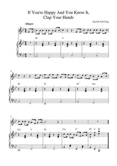 If You're Happy And You Know It, Clap Your Hands (arr. Kaiserin Rebecca)