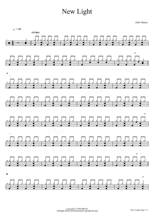 New Light (arr. COPYDRUM)