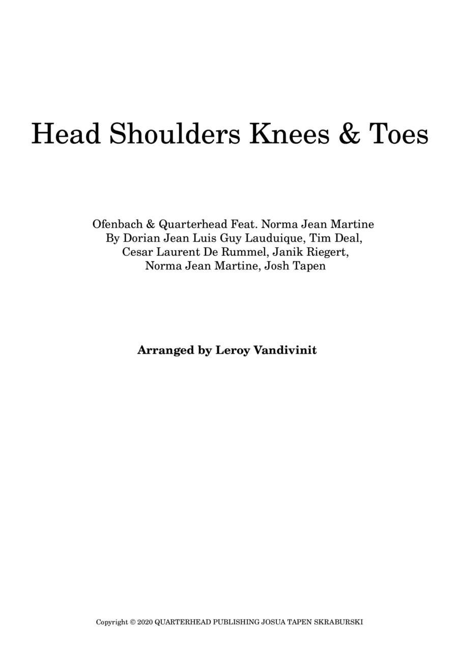 Head Shoulders Knees & Toes (arr. Leroy Vandivinit)